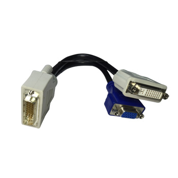 DVI to DVI/HB15P Cable